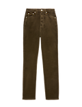 Cord Straight Leg Trousers