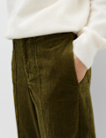 Cord Wide Leg Trousers