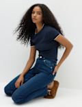 Sienna Mid Rise Straight Leg Jeans