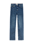 Sienna Mid Rise Straight Leg Jeans