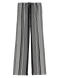Printed Wide Leg Trousers
