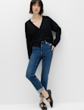 Harper High Waisted Cigarette Cropped Jeans