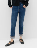 Harper High Waisted Cigarette Cropped Jeans