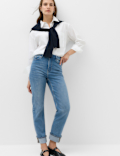 Harper High Waisted Cigarette Cropped Jeans