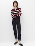 Harper High Waisted Cigarette Cropped Jeans