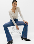 Magic Shaping High Waisted Slim Flare Jeans