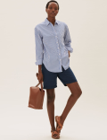 Pure Cotton Long Chino Shorts
