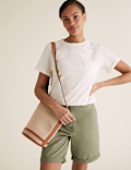 Pure Cotton Long Chino Shorts