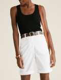 Pure Cotton Long Chino Shorts
