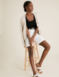 Pure Cotton Long Chino Shorts