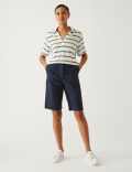 Cotton Rich Knee Length Chino Shorts