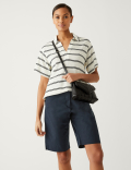 Cotton Rich Knee Length Chino Shorts