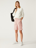 Lyocell Rich Cargo Tea Dyed Shorts