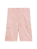 Lyocell Rich Cargo Tea Dyed Shorts