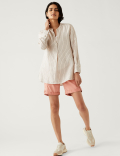 Lyocell Rich Cargo Tea Dyed Shorts
