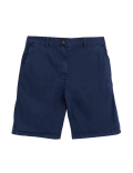 Cotton Rich High Waisted Chino Shorts