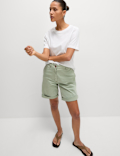 Cotton Rich Tea Dyed Chino Shorts