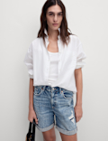 Denim Boyfriend Shorts