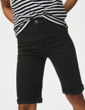 Magic Shaping Denim High Waisted Shorts