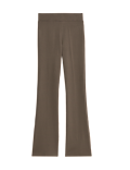 Jersey Elasticated Waist Flared Trousers