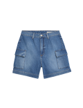 Denim Cargo Shorts