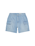 Denim Cargo Shorts
