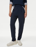 Jersey Tapered Ankle Grazer Trousers