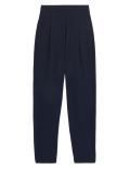 Jersey Tapered Ankle Grazer Trousers