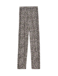 Jersey Printed Tapered Trousers