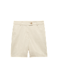Cotton Rich High Waisted Chino Shorts