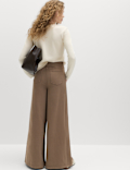 Pure Cotton Palazzo Trousers