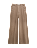 Pure Cotton Palazzo Trousers