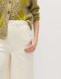 Pure Cotton Palazzo Trousers