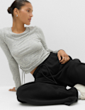 Cotton Rich Wide Leg Joggers