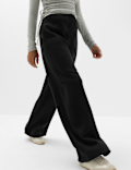 Cotton Rich Wide Leg Joggers