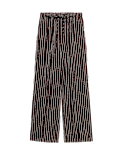 Lyocell Rich Drawstring Wide Leg Trousers