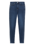Ivy High Waisted Skinny Ankle Grazer Jeans