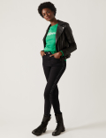 Ivy High Waisted Skinny Ankle Grazer Jeans