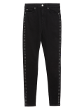 Ivy High Waisted Skinny Ankle Grazer Jeans