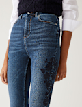 Ivy Premium Embroidered Skinny Jeans