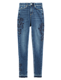 Ivy Premium Embroidered Skinny Jeans