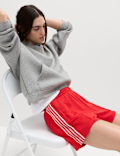 Cotton Rich Side Stripe Shorts