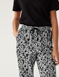 Linen Rich Tapered Trousers