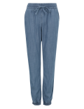 Tencel™ Denim High Waisted Tapered Jogger