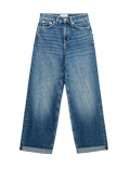 Boyfriend Mid Rise Ankle Grazer Jeans