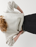 Cotton Rich Cargo Wide Leg Trousers