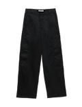 Lyocell Rich Cargo Wide Leg Trousers