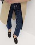 High Waisted Kickflare Cropped Jeans