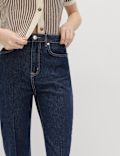 High Waisted Kickflare Cropped Jeans