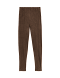 Suedette High Waisted Leggings